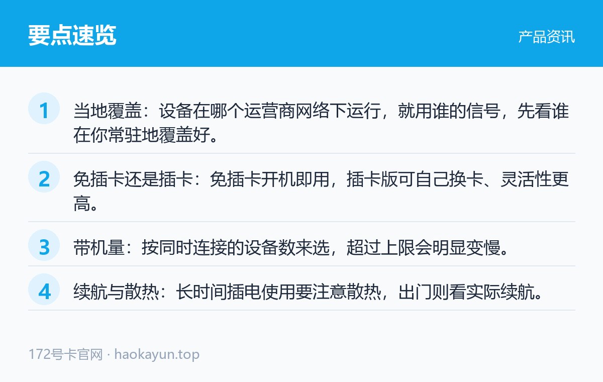 能插自己 SIM 的随身WiFi 有什么好处 选择要点